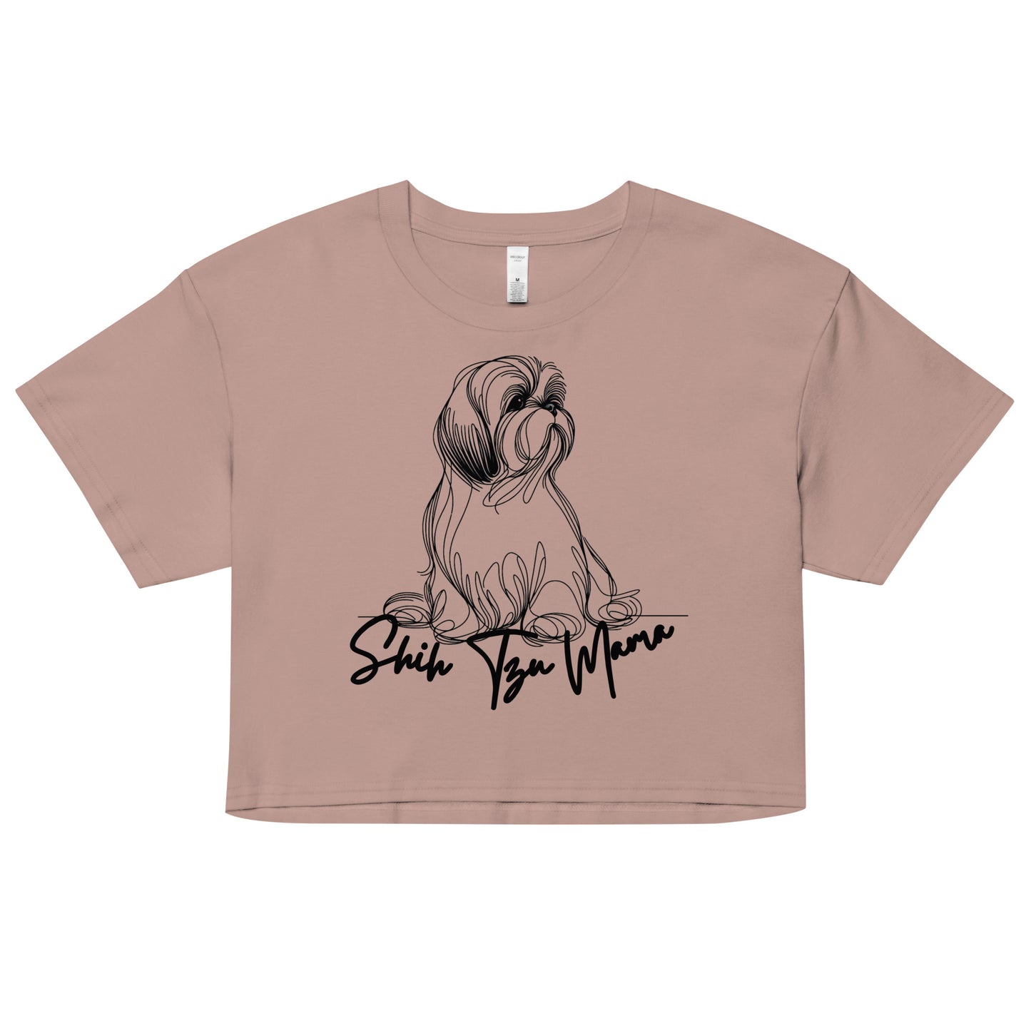 Shih Tzu Shirt, Shih Tzu Mom Shirt, Shih Tzu Owner Gift, Mom Shirt, Dog Lover Shirt, Women’s crop top