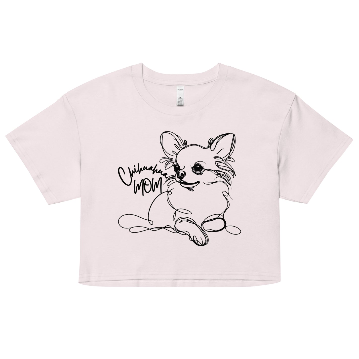 Chihuahua Shirt, Chihuahua Mom Shirt, Chihuahua Owner Gift, Dog Mom Shirt, Kawaii Chihuahua, Women’s crop top