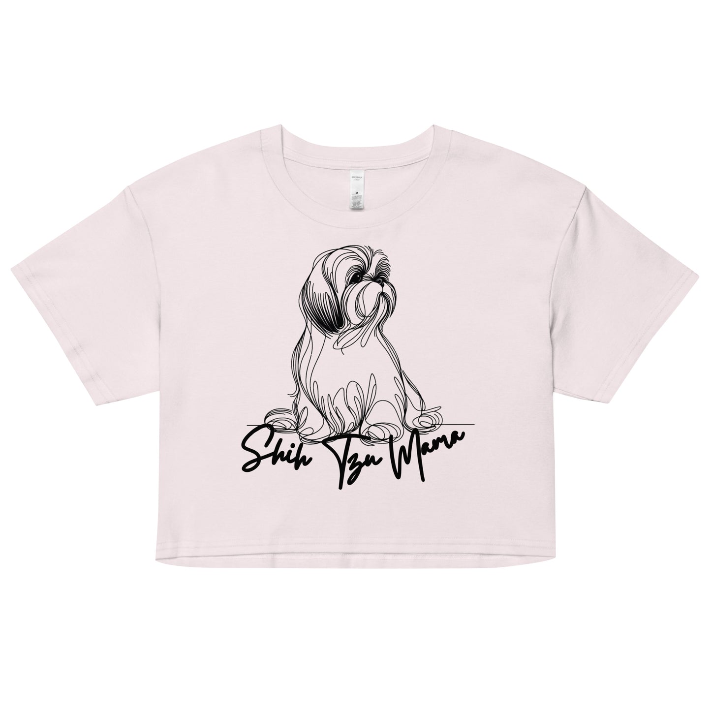 Shih Tzu Shirt, Shih Tzu Mom Shirt, Shih Tzu Owner Gift, Mom Shirt, Dog Lover Shirt, Women’s crop top