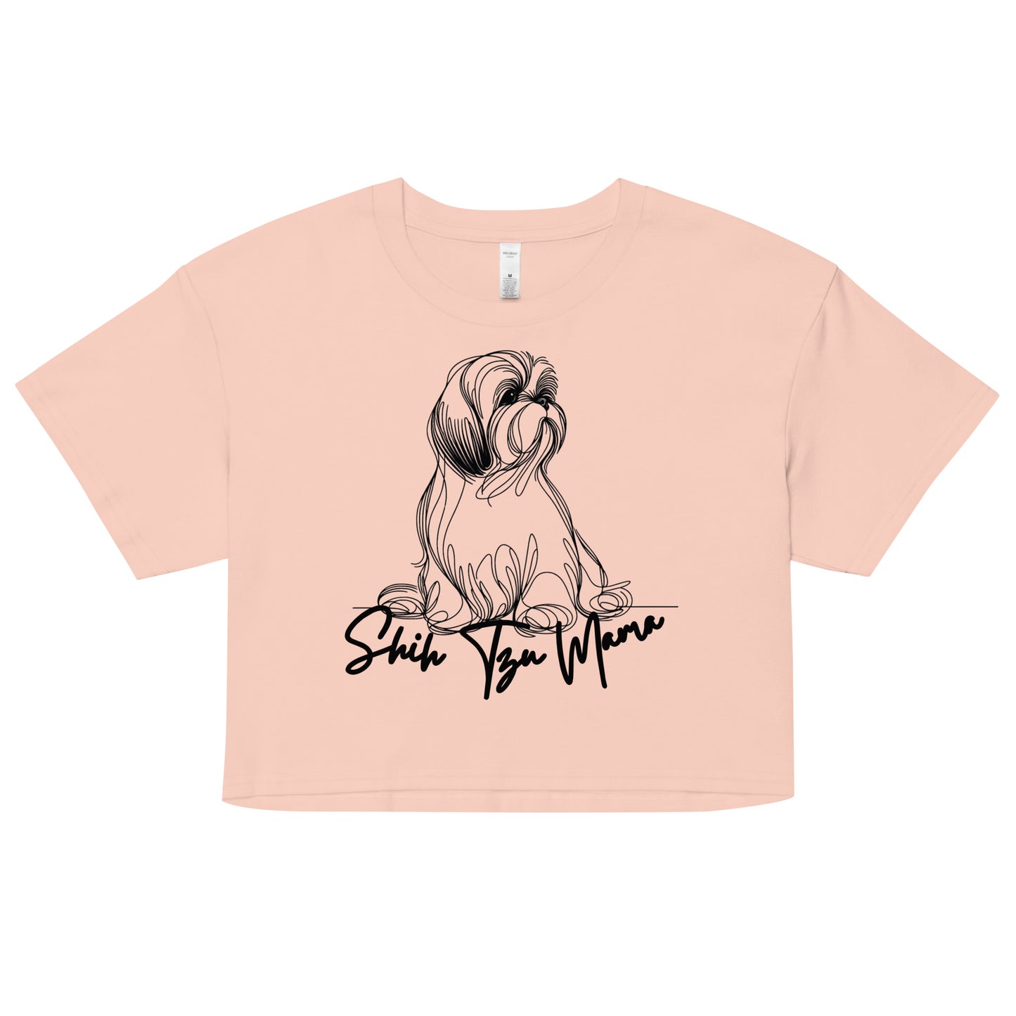 Shih Tzu Shirt, Shih Tzu Mom Shirt, Shih Tzu Owner Gift, Mom Shirt, Dog Lover Shirt, Women’s crop top