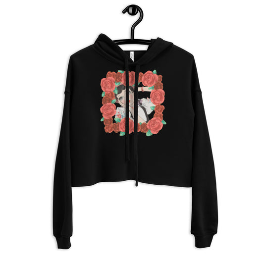 SHOJO Manga Crop Hoodie