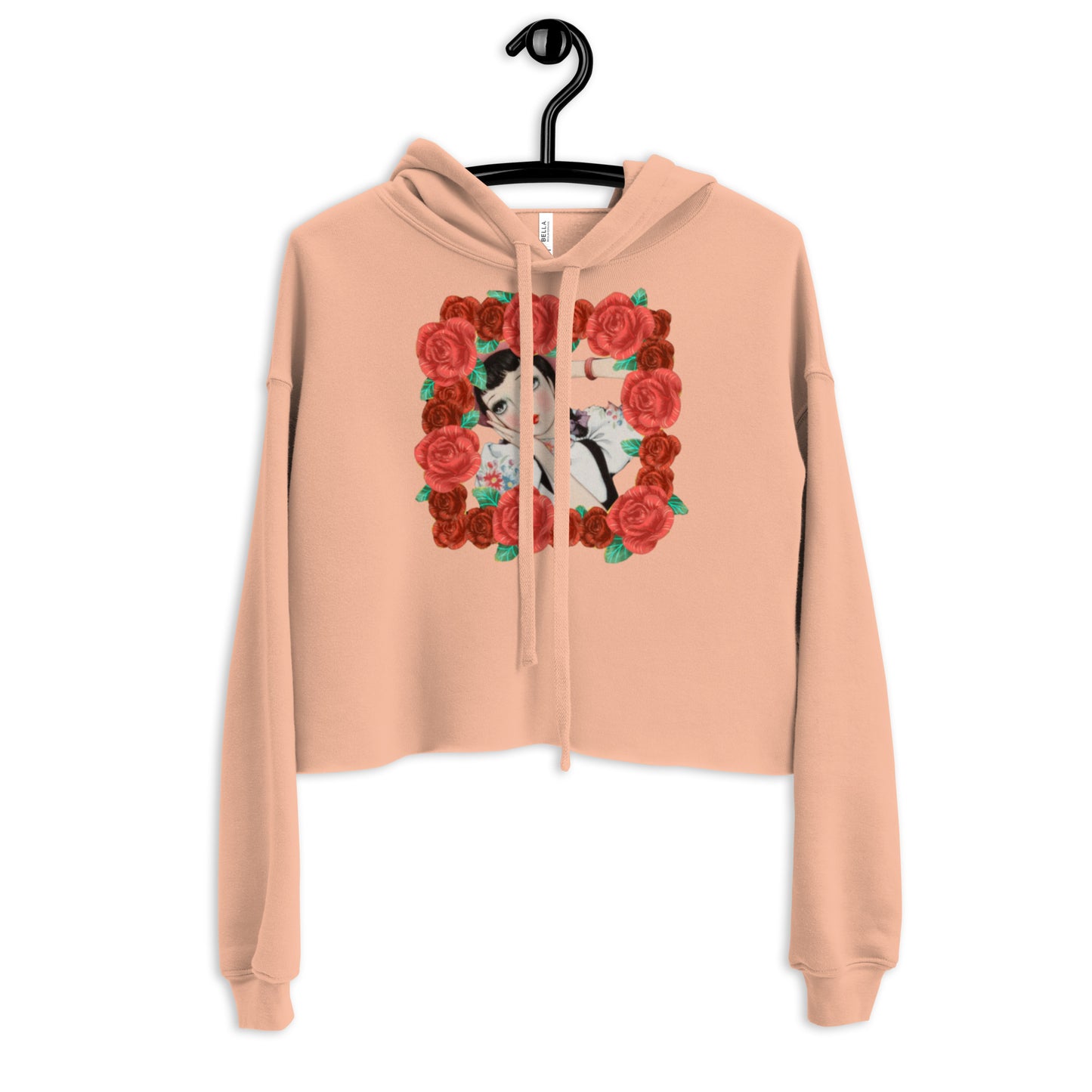 SHOJO Manga Crop Hoodie