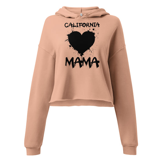 California Mama, Crop Hoodie