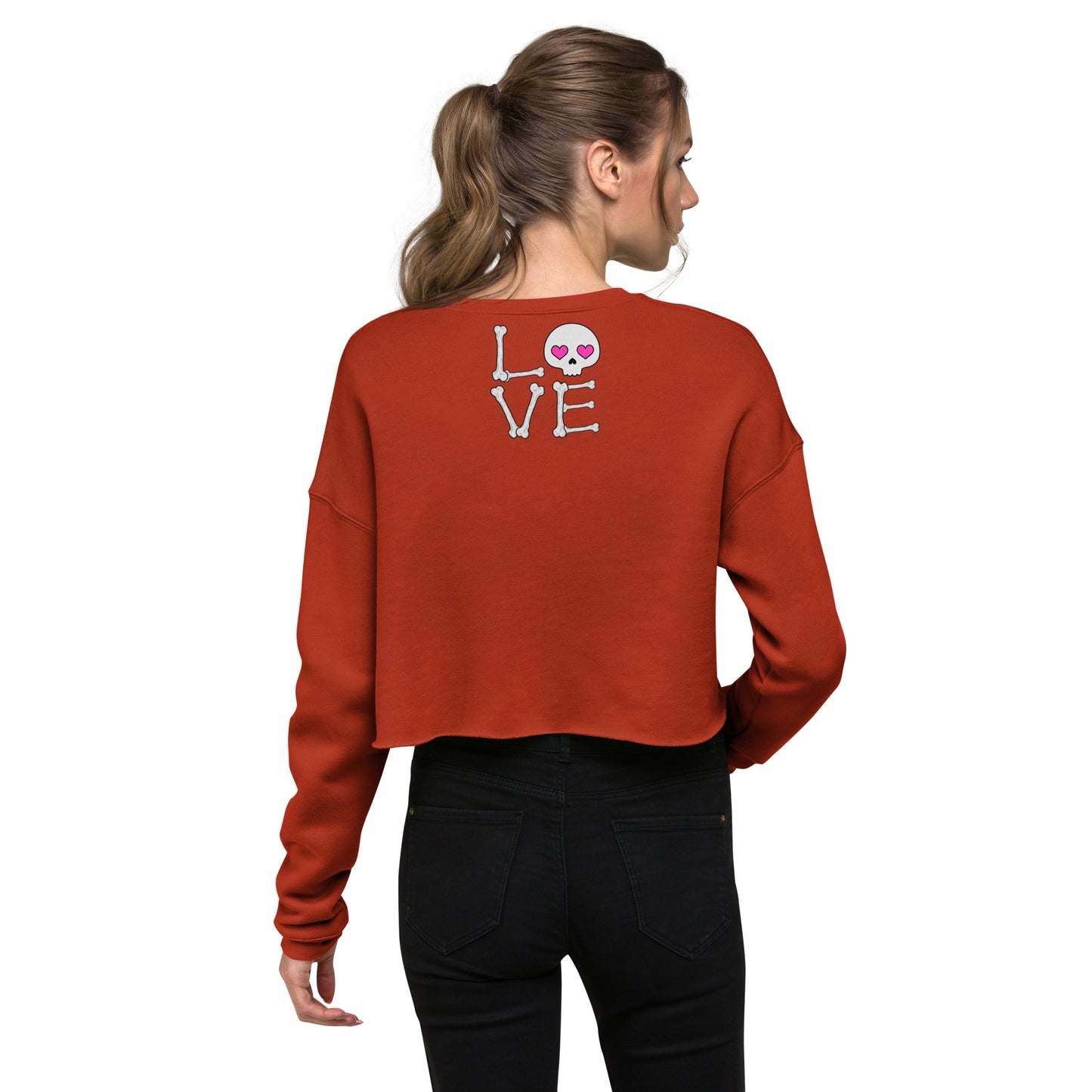 Love is like Heaven, kawaii, ai, love, Crop Sweatshirt