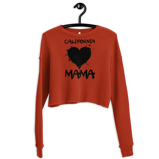 California Mama, Crop Sweatshirt