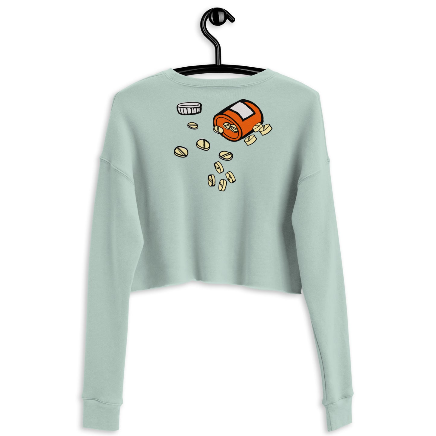 Being positive Crop Sweatshirt