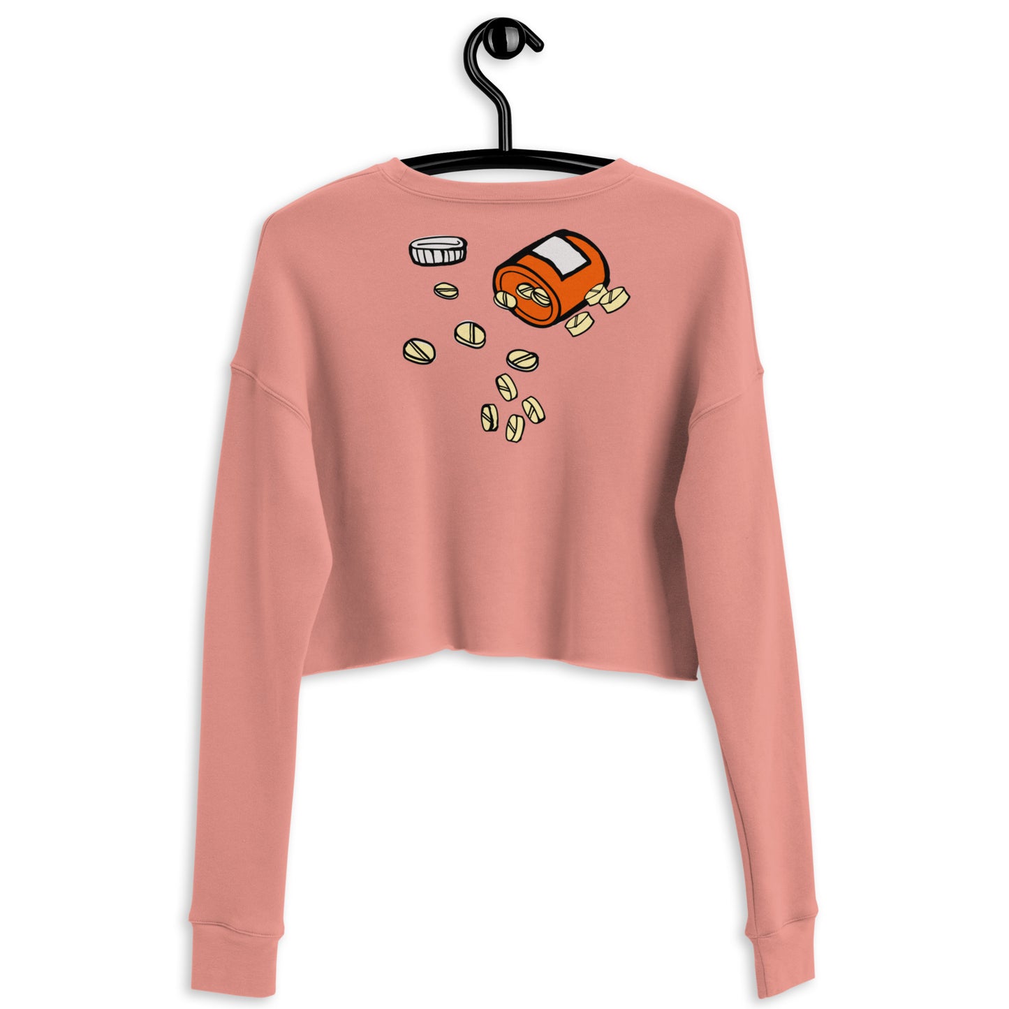 Being positive Crop Sweatshirt