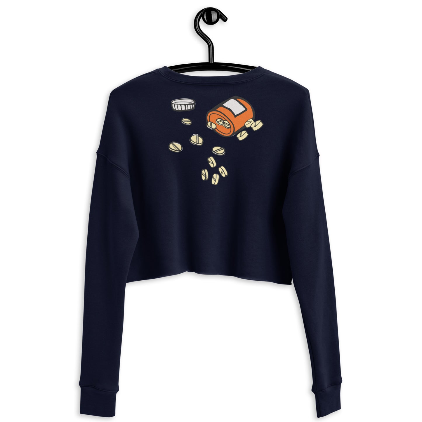 Being positive Crop Sweatshirt