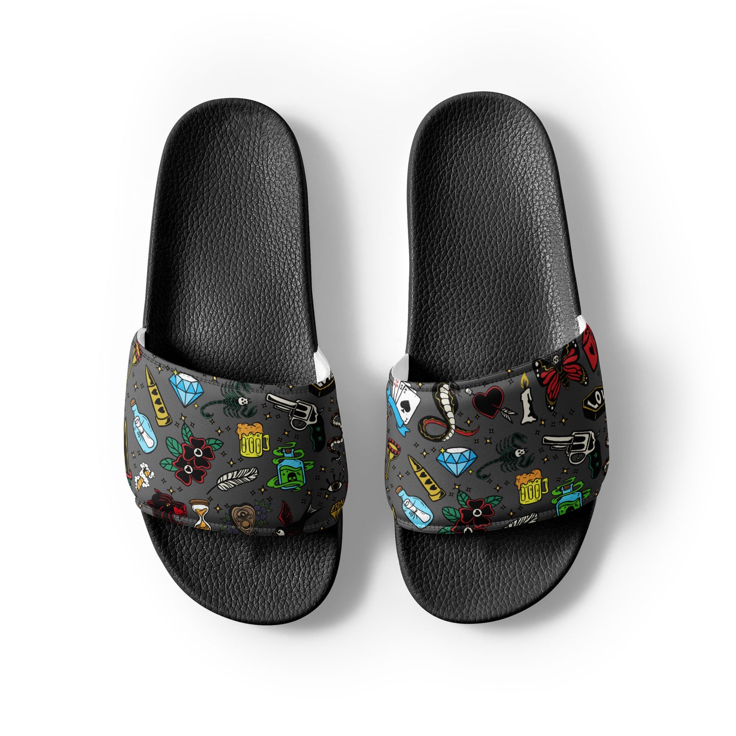 Tattoo Flash  print  Women's slides