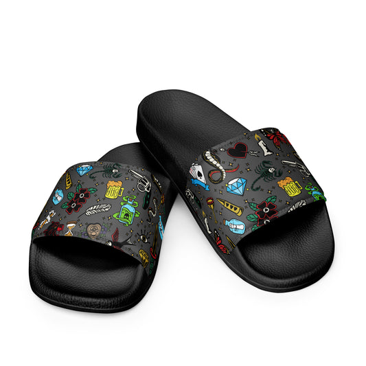 Tattoo Flash  print  Women's slides