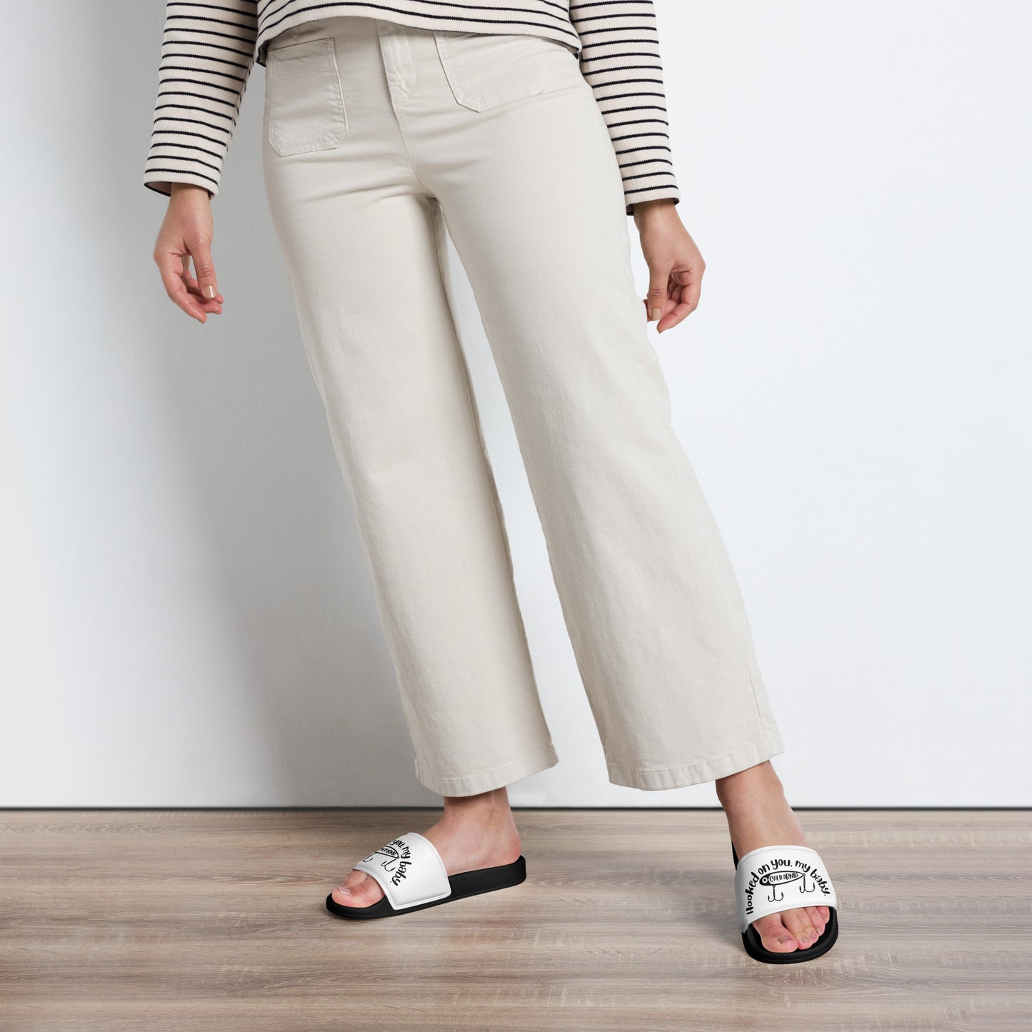 Hooked on you, My Baby Women's slides
