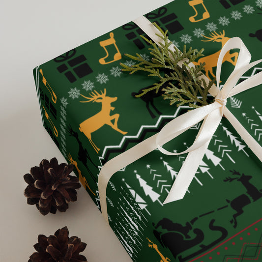 Christmas Ugly Wrapping paper sheets