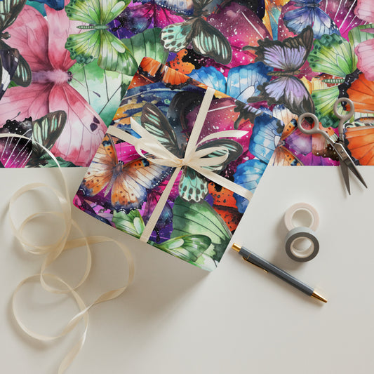 Butterfly Wrapping paper sheets