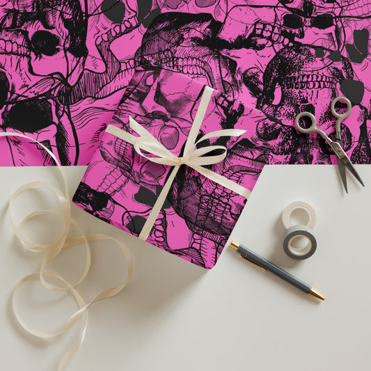 Skull Wrapping paper sheets