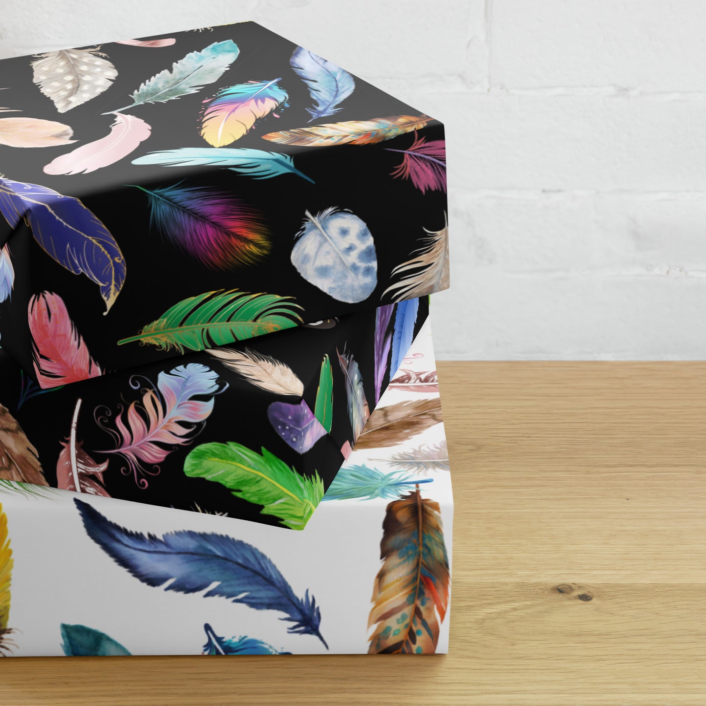 Feather Wrapping paper sheets
